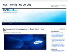 Tablet Screenshot of blog.mol.com.br